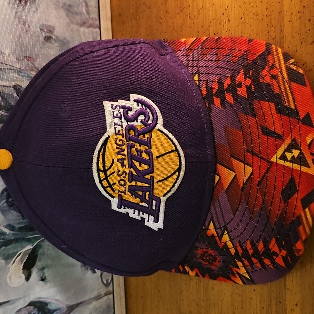 Mitchell & Ness NBA Los Angeles Lakers Snapback Cap/Hat Hardwood Classics